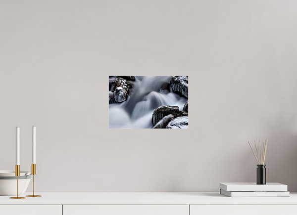 30 x 20 cm, Photo Print Under Acrylic Glass Water & Ice #2