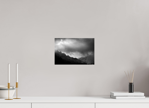 30 x 20 cm, Photo Print Under Acrylic Glass Misty Valley