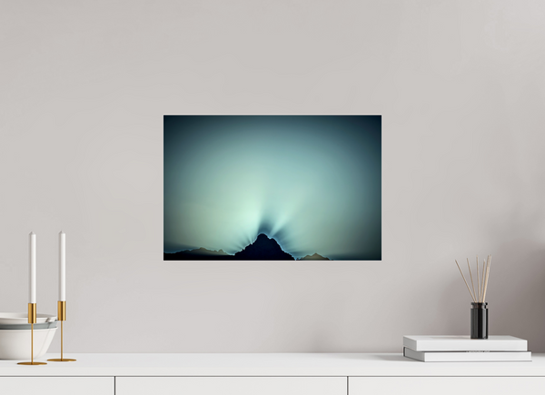 45 x 30 cm, Photo Print Under Acrylic Glass Sunrise #1