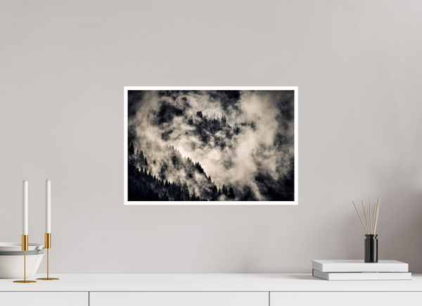 45 x 30 cm, Unframed Fuji Crystal DPII Klosters Forest #1