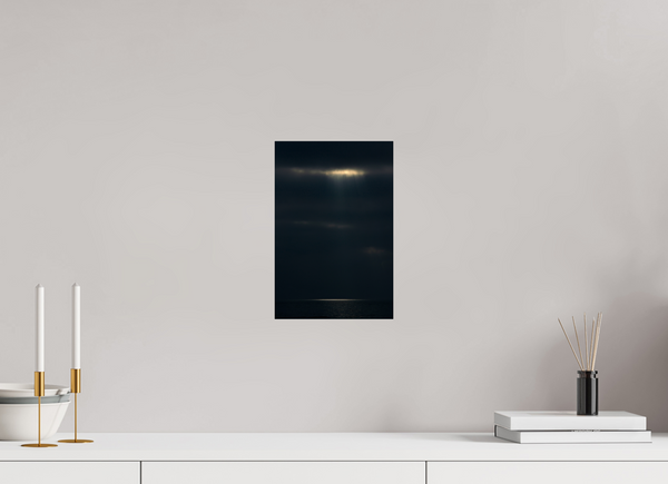 20 x 30 cm, Photo Print Under Arcylic Glass A Fleeting Moment on a Dark Ocean