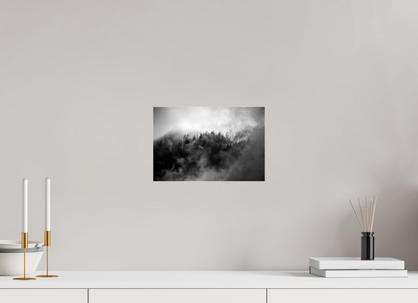 30 x 20 cm, Photo Print Under Acrylic Glass Morzine Mist