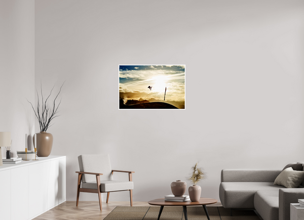 90 x 60 cm, Unframed Fuji Crystal DPII Sunset Davos