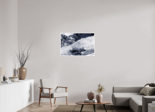 90 x 60 cm, Unframed Fuji Crystal DPII Trockener Steg, Zermatt