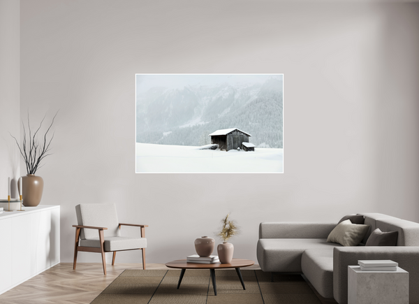 180 x 120 cm, Unframed Fuji Crystal DPII Klosters Barn #1