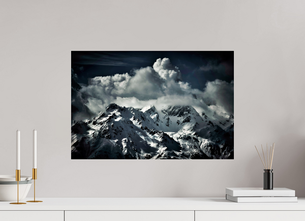 60 x 40 cm, Photo Print Under Acrylic Glass Storm Building