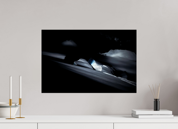 60 x 40 cm, Photo Print Under Acrylic Glass Crevasse #3