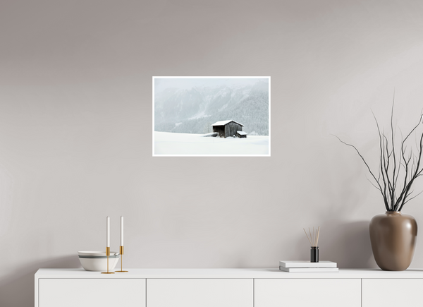 60 x 40 cm, Unframed Fuji Crystal DPII Klosters Barn #1