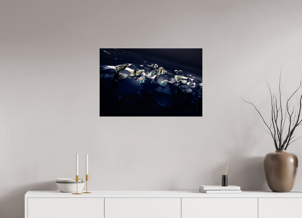 75 x 50 cm, Photo Print Under Acrylic Glass Crevasse #2