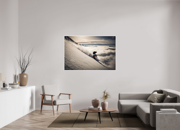 150 x 100 cm, Unframed Fuji Crystal DPII Sunset Descent