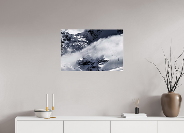 75 x 50 cm, Photo Print Under Acrylic Glass Matterhorn Glacier Paradise Photograph, Zermatt Swiss Alps Wall Art.