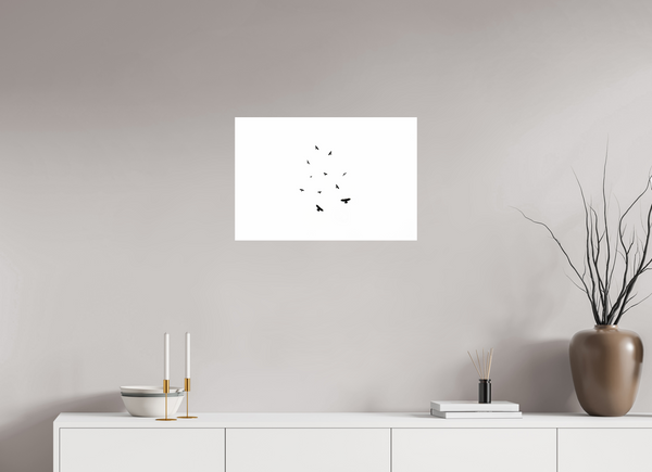 60 x 40 cm, Unframed Fuji Crystal DPII Black Crows #3