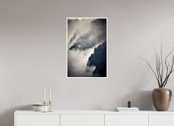 50 x 75 cm, Unframed Fuji Crystal DPII Steep Valley Trees