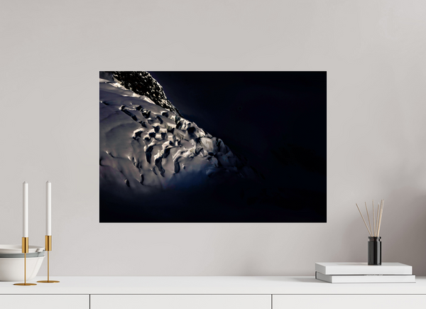 60 x 40 cm, Photo Print Under Acrylic Glass Crevasse #1