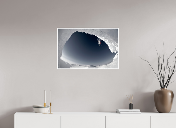 75.6 x 50 cm, Unframed Fuji Crystal DPII Riksgransen.