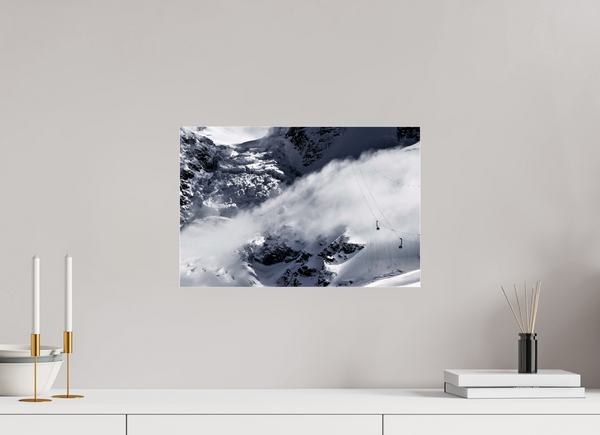 45 x 30 cm, Photo Print Under Acrylic Glass Matterhorn Glacier Paradise Photograph, Zermatt Swiss Alps Wall Art.