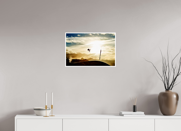 60 x 40 cm, Unframed Fuji Crystal DPII Sunset Davos