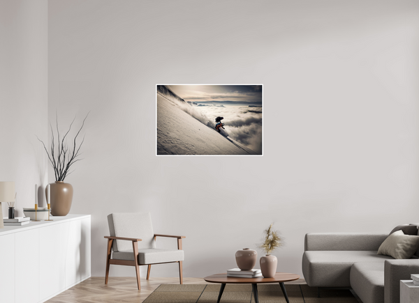 105 x 70 cm, Unframed Fuji Crystal DPII Sunset Descent