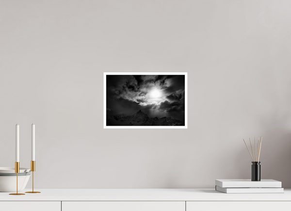 30.8 x 20 cm, Unframed Fuji Crystal DPII Break in the Storm, Meribel