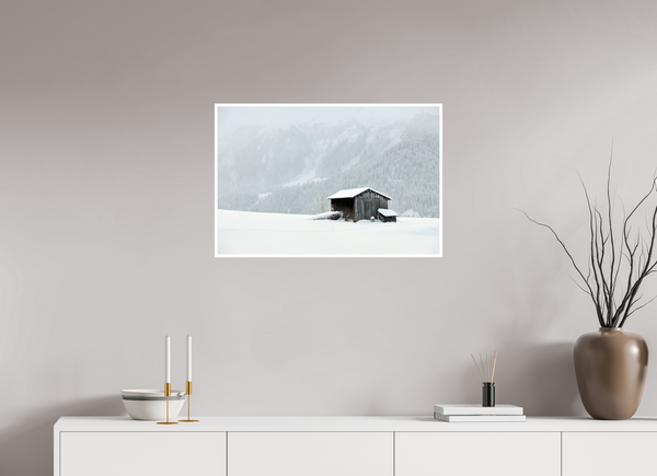 75 x 50 cm, Unframed Fuji Crystal DPII Klosters Barn #1