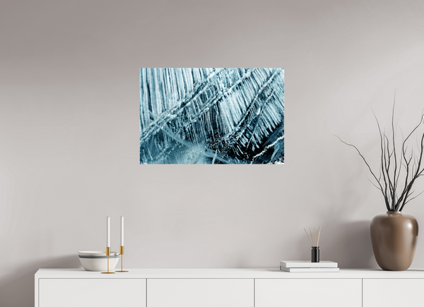 75 x 50 cm, Photo Print Under Acrylic Glass Glacial Ice #3