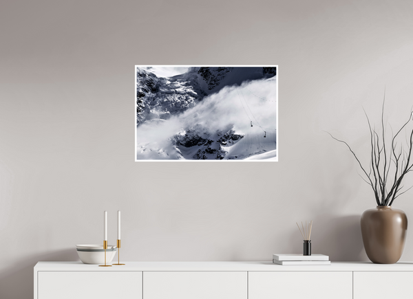 75 x 50 cm, Unframed Fuji Crystal DPII Trockener Steg, Zermatt