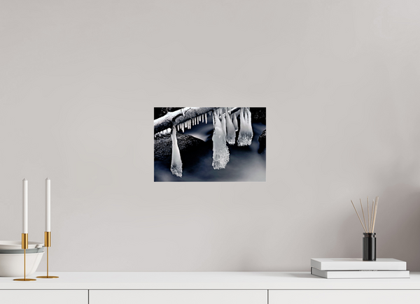 30 x 20 cm, Photo Print Under Acrylic Glass Water & Ice #3