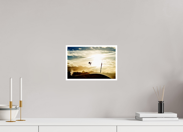 30 x 20 cm, Unframed Fuji Crystal DPII Sunset Davos