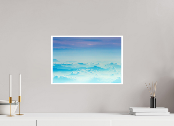 45 x 30 cm, Unframed Fuji Crystal DPII Mountains Hues