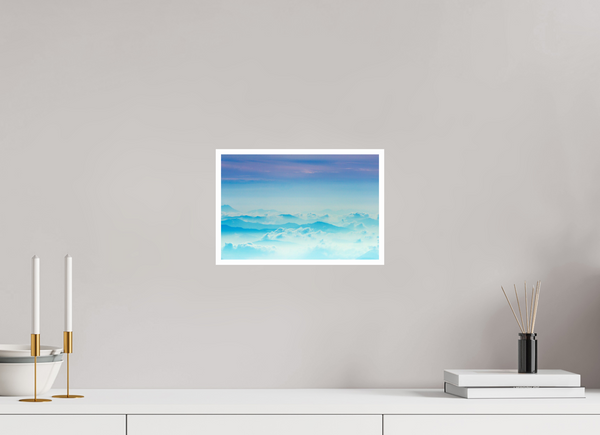 30 x 20 cm, Unframed Fuji Crystal DPII Mountains Hues