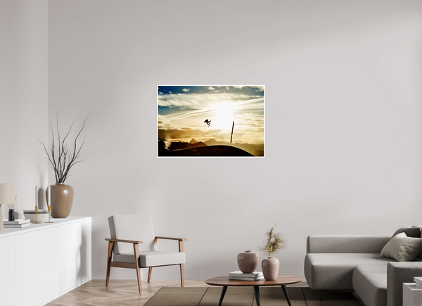 105 x 70 cm, Unframed Fuji Crystal DPII Sunset Davos