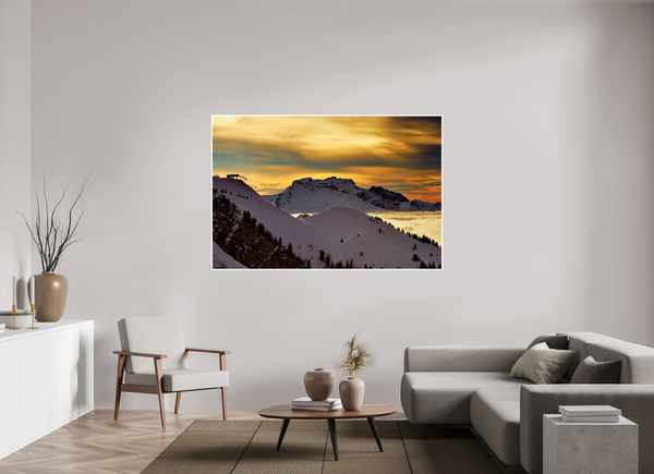 180 x 120 cm, Unframed Fuji Crystal DPII La Balme