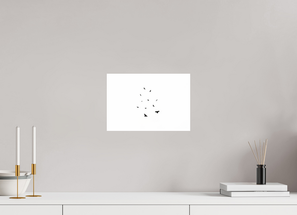 30 x 20 cm, Unframed Fuji Crystal DPII Black Crows #3