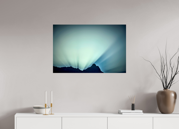 90 x 60 cm, Photo Print Under Acrylic Glass Sunrise #3